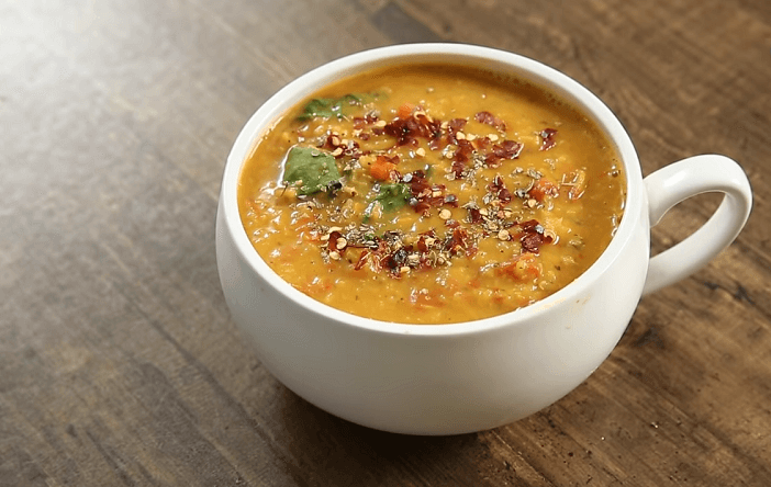 Budget-Friendly Red Lentil Soup: Packed with Veggies & Flavor